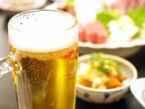 ビールと食事